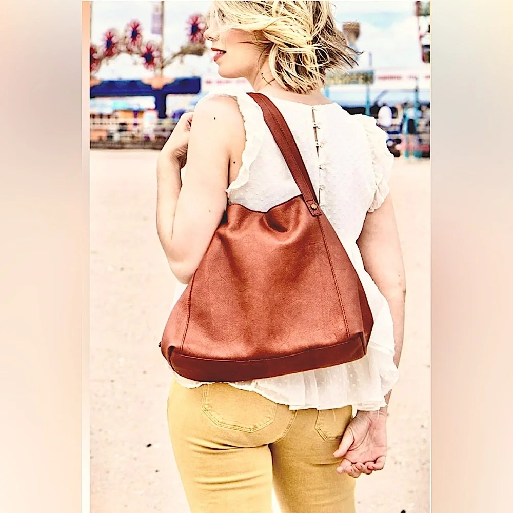 COPY - ALCO American Leather Company Buttery Soft Leather Tote Bag, super soft!!